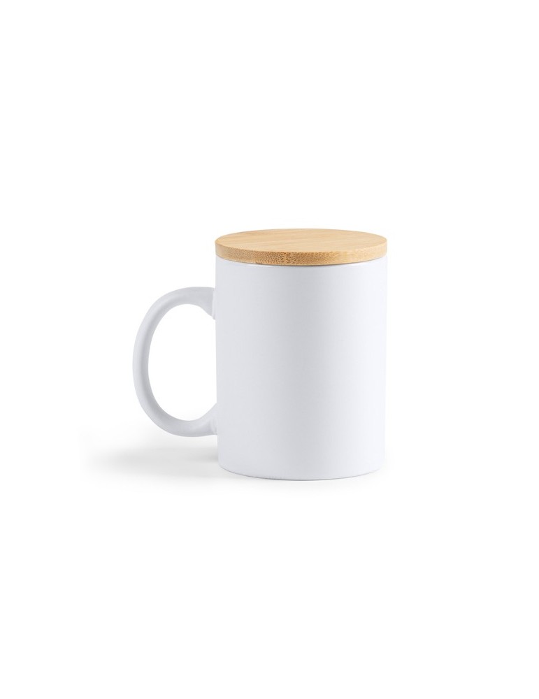 Mug avec couvercle bambou BERRY