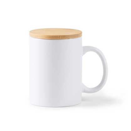 Mug avec couvercle bambou BERRY