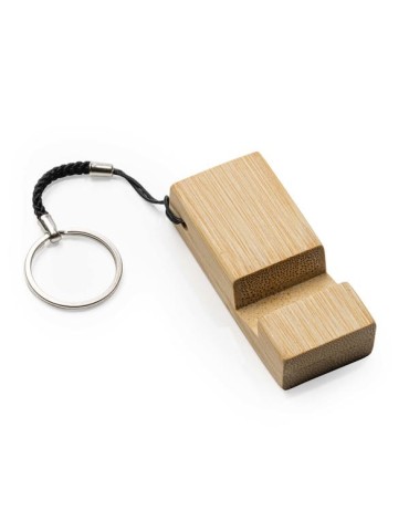 Porte-clés bambou support Portable